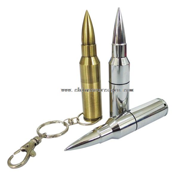 gold silver metal pen drive