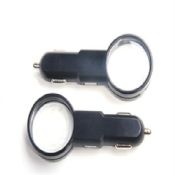 عدسة مكبرة الكمبيوتر وشاحن سيارة usb المزدوج كريستال images