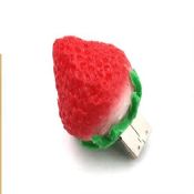 PVC strawberry usb flash drive images
