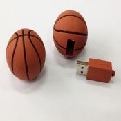 Soccer Football Shape Custom USB Flash Drive images