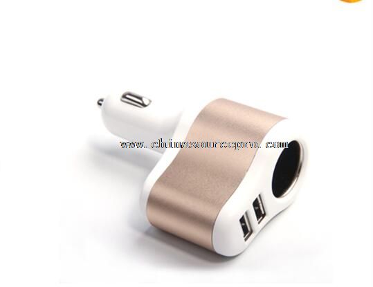 mini USB 2 ports charger