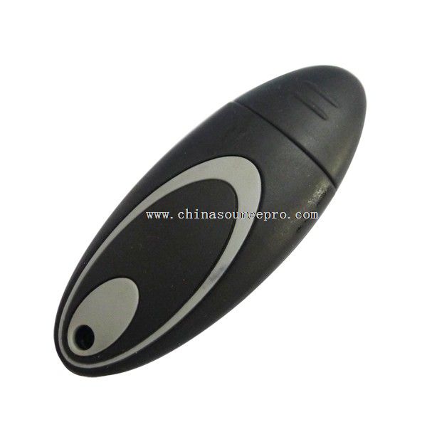Oval plastic usb drive