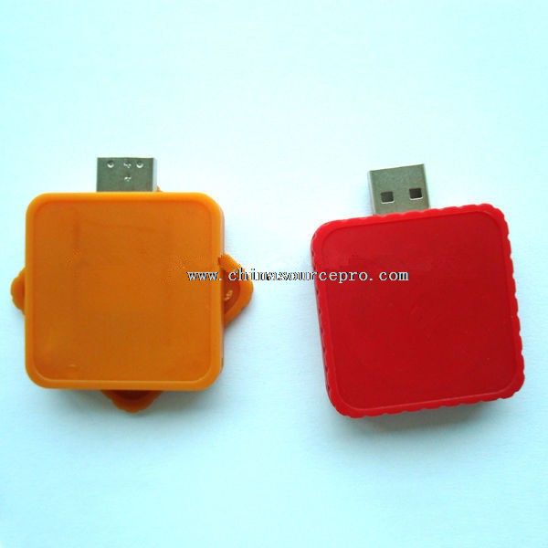 muovinen pyörivä neliön usb hujaus ajaa