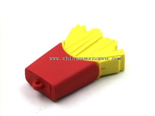 Keripik kentang yang berbentuk usb memory stick