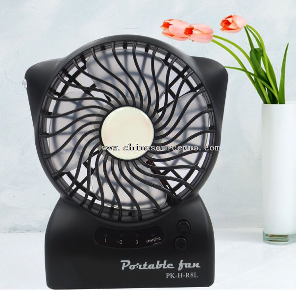 rechargeable li-ion battery fan with USB