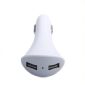 Beyaz etek Şekil 2 USB bağlantı noktalarını cep telefonu araç şarj cihazı small picture