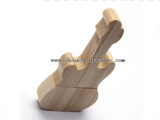 gitar kayu USB flash drive