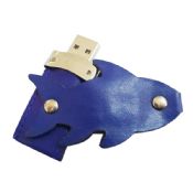 Leather Cartoon fish USB 2.0 Flash Pen Drive images
