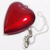 Plastic loving heart usb flash drive images