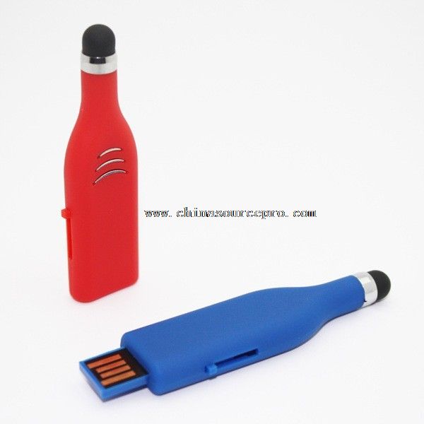 Mini touch pen usb with keychian
