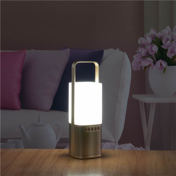 bluetooth-lautsprecher mit wechselnden led-licht
