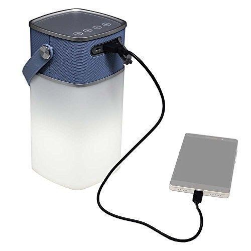 bluetooth mini music speaker with power bank and night light