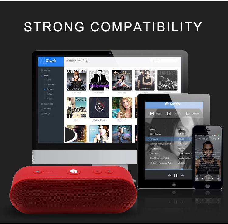  speaker bluetooth fm radio dengan 