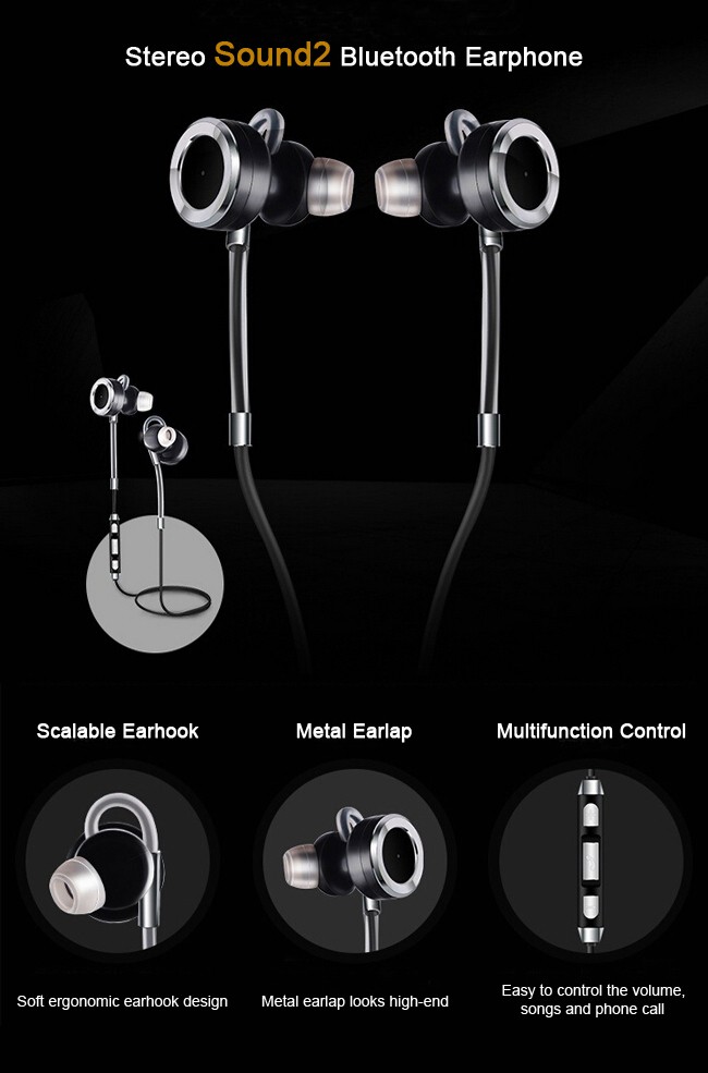 In-ear Olahraga Bluetooth Earphone
