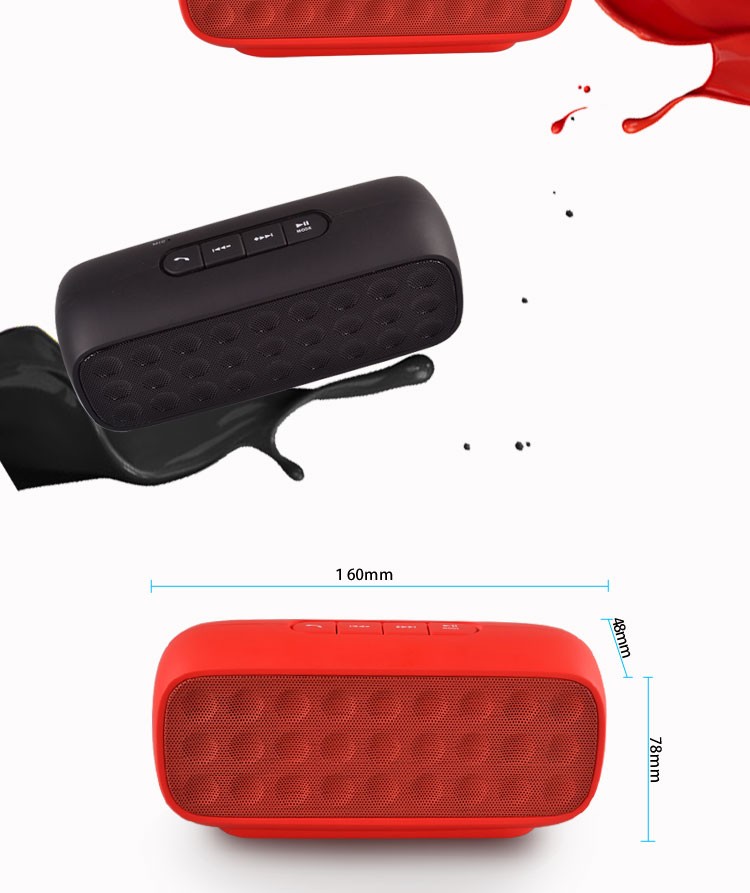 bluetooth 3.0 kezek szabad hívó vezeték nélküli hangszóró FM funkció