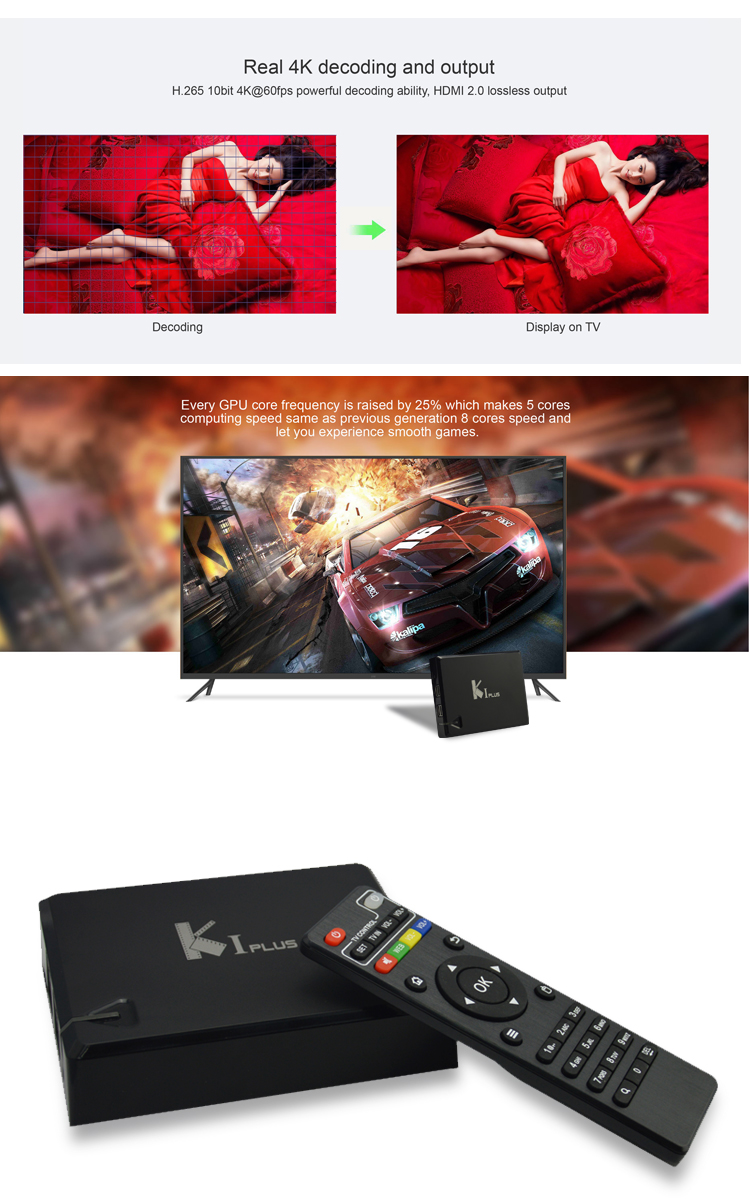 64 bit tv box with google android 5.1 OS and XBMC support