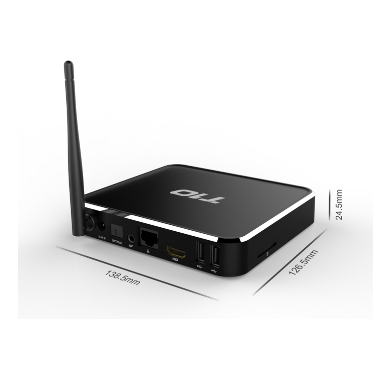  high speed android tv box with external antenna