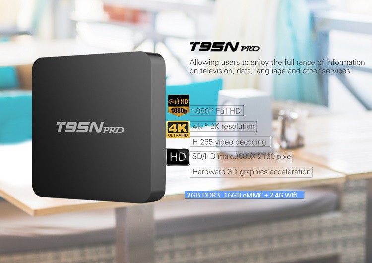 16G ROM version Google android 6.0 tv box with 2GHz CPU