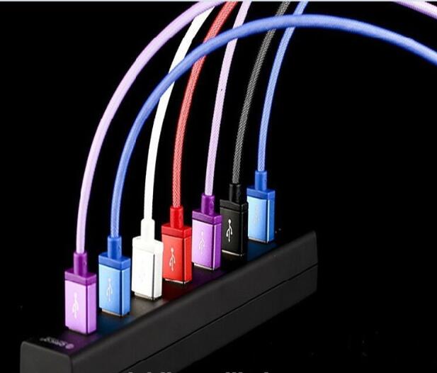 aluminum 8pin usb cable for iphone 