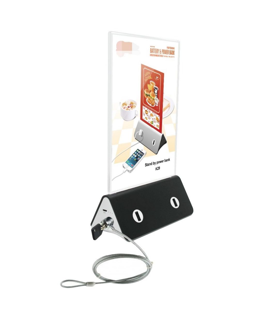  power bank style restaurant menu card holder