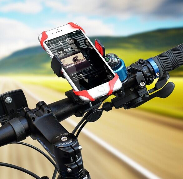 Alumínium Steelie Bike Smartphone Tartó 360 dgree Forgatás