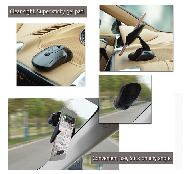 mouse shape flexible mobile phone holder