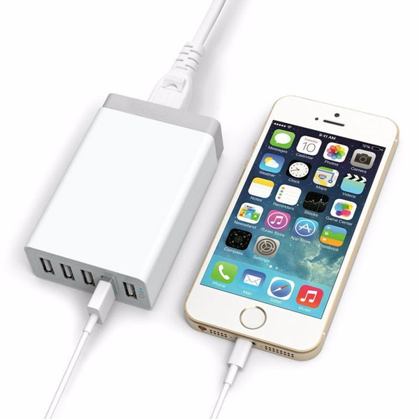 5 Портів USB зарядний Пристрій 