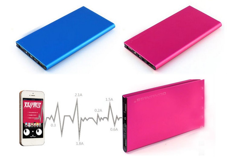 Ultra-thin 10000mah travel power banks