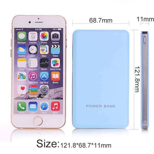 leather power bank 4000mah