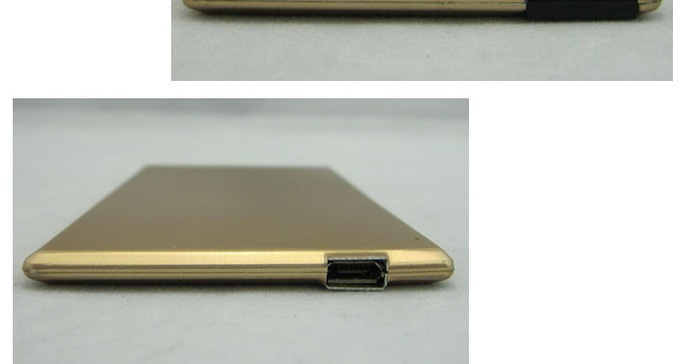 metall-karte usb-flash-laufwerk macht Bank