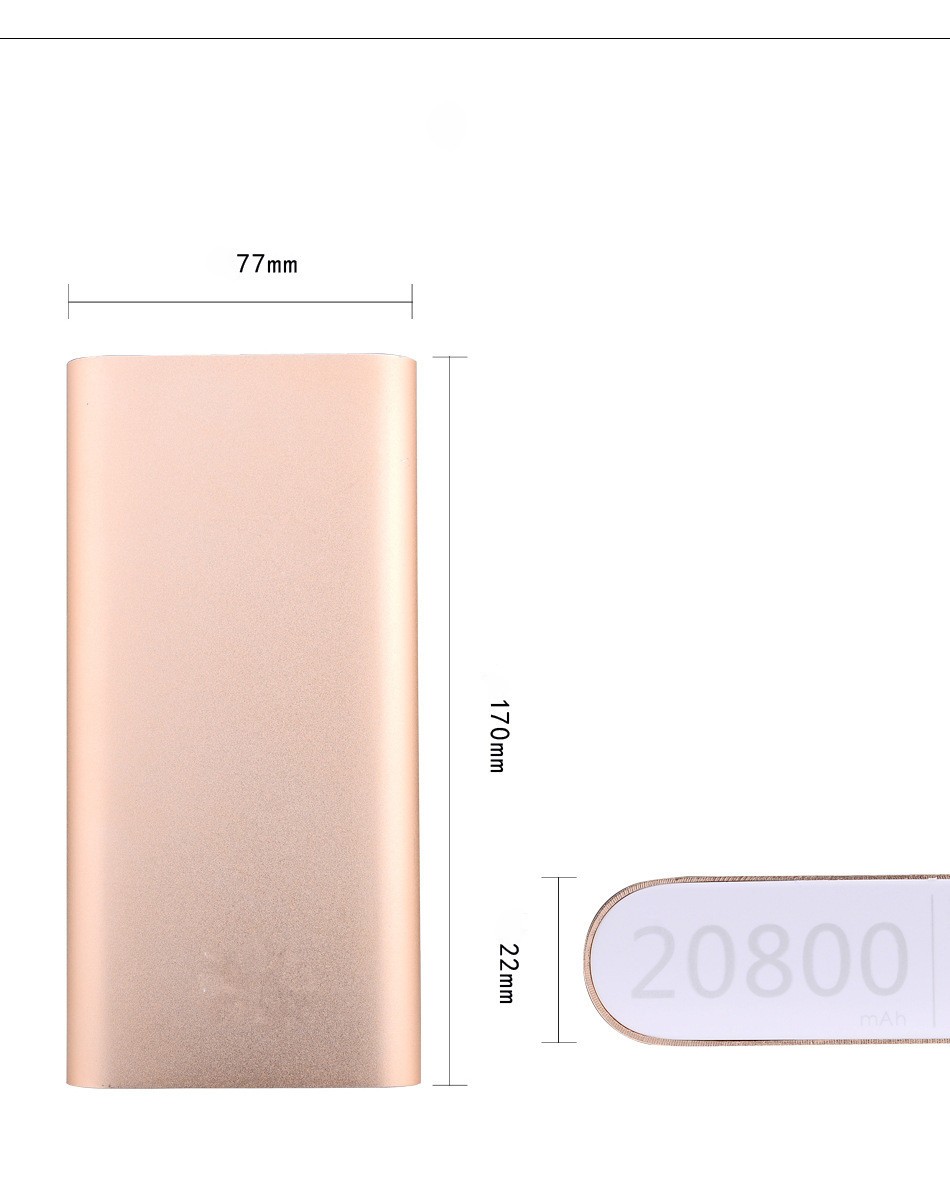 السلطة المصرفية شاحن 20000mah