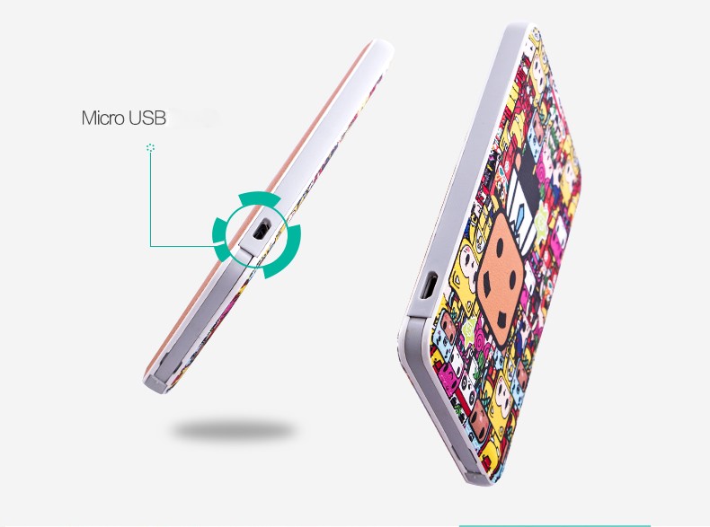  power bank with carton image and large-capacity