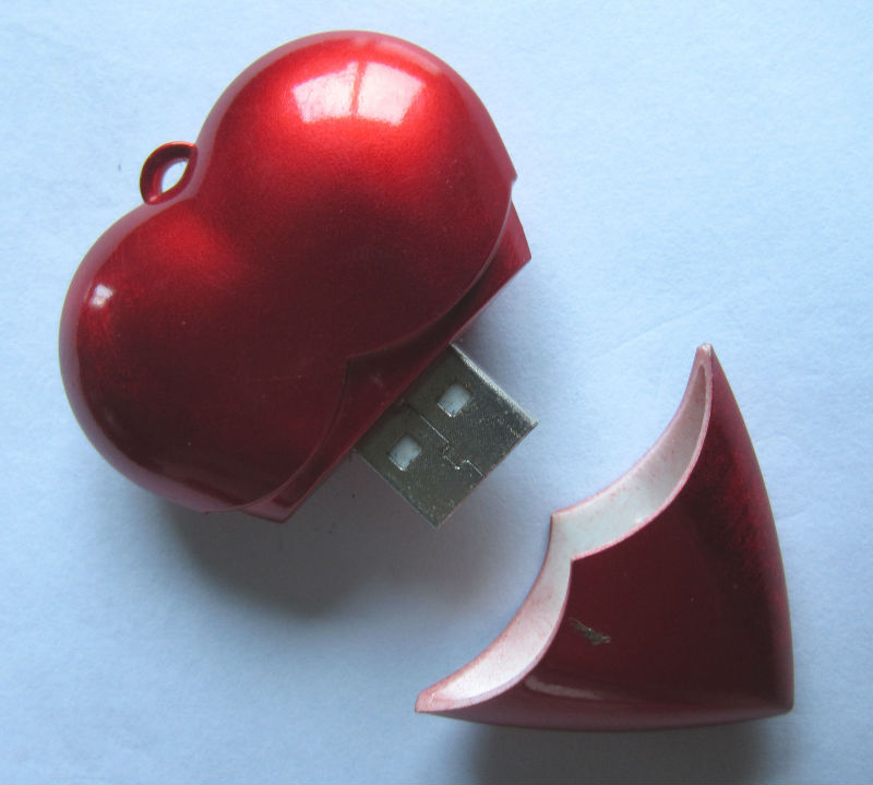  4gb heart usb disk