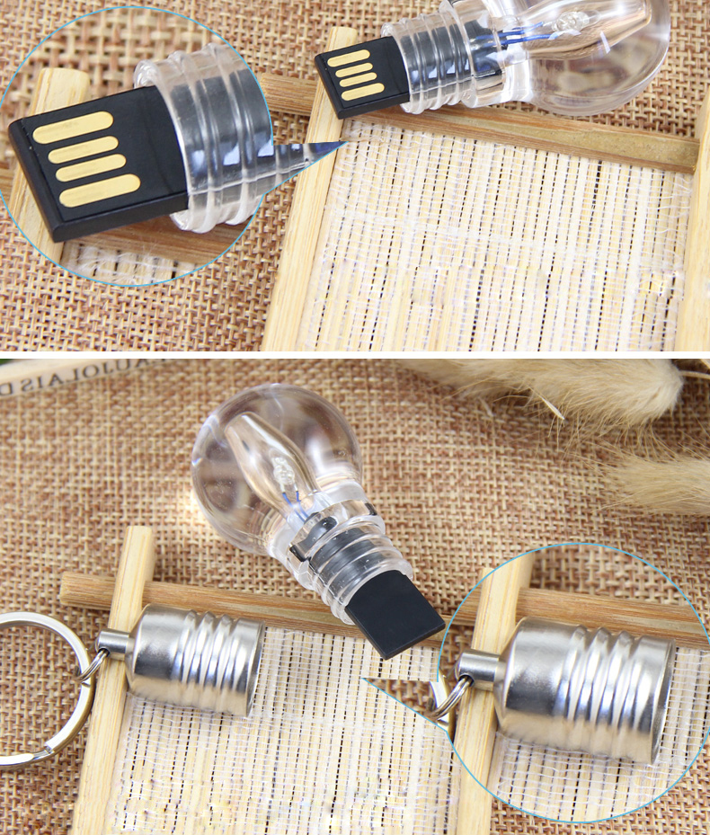 bulb shape 128gb usb flash drive 3.0