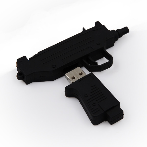 ABS usb pendrive 8 gb-os pisztoly alakú