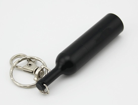 mini USB drives bottle shape with key chain