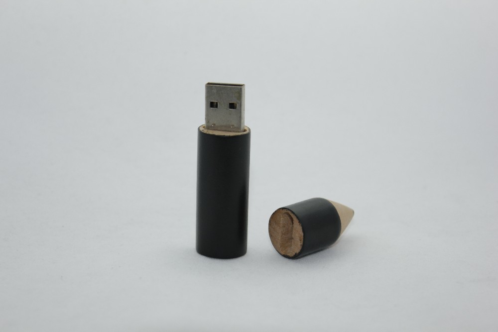 stift form aus holz usb-Falsh datenträger