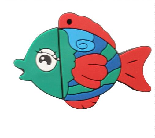 fish 8 gb plastic usb flash drive