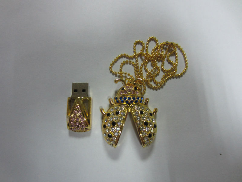  beetle shaped 64gb jewellery usb disks