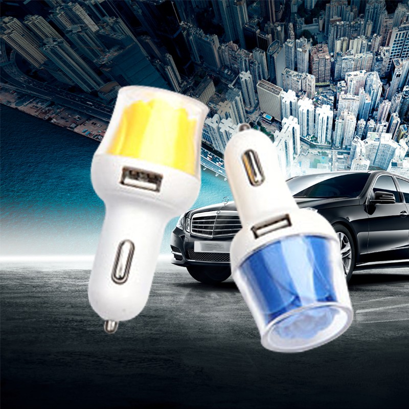  rose type promotional usb car charger with print logo