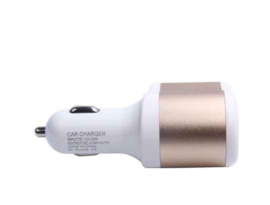 mini USB 2 port charger