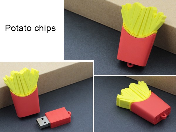 keripik Kentang dibentuk usb memory stick