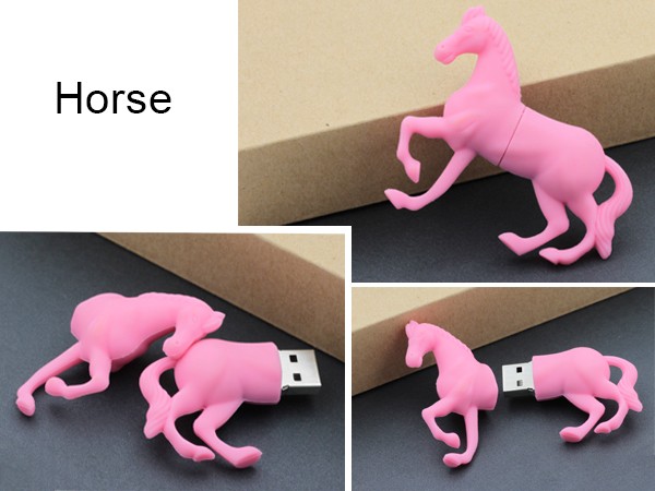 kuda bentuk 4 gb memori flash drive usb sebagai hadiah