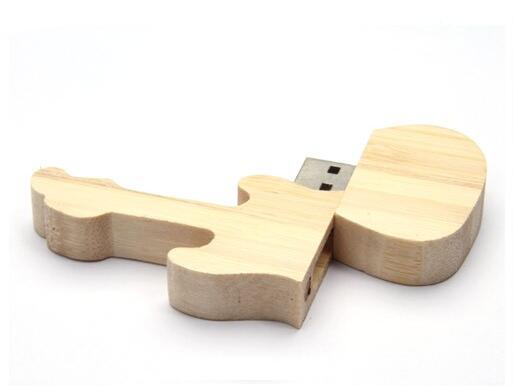 wooden guitar USB flash drives