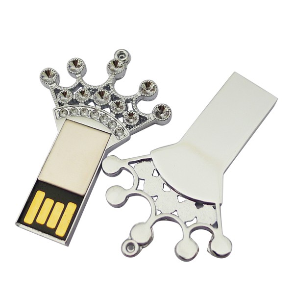 novinka koruna tvar kovový usb flash disk