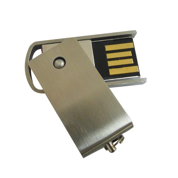 metal swival 8 gb usb flash disk