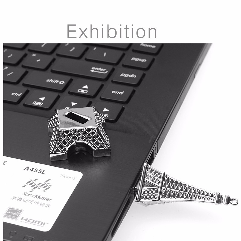  Eiffel Tower Tvar usb flash disku 