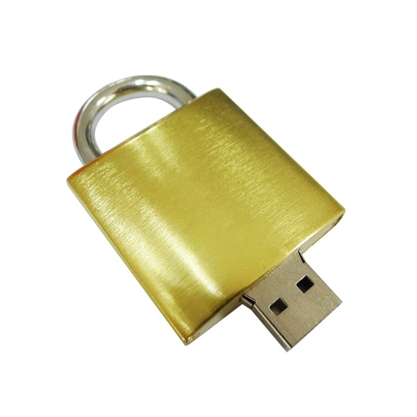  logam emas usb flash drive kunci bentuk 