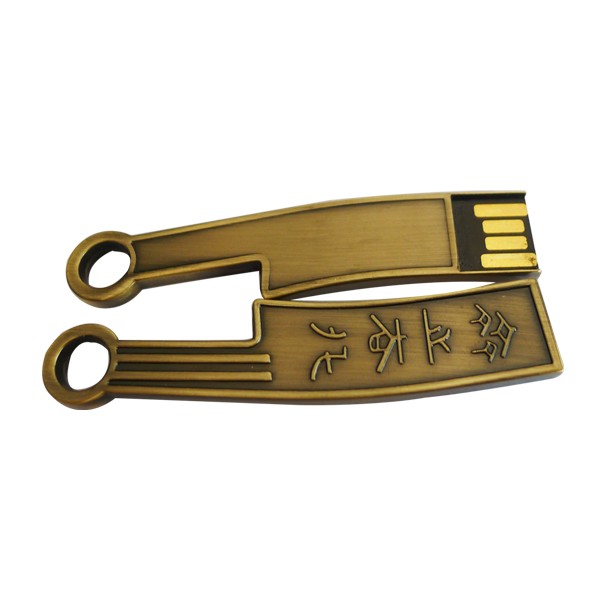 محرك أقراص محمول usb معدنية صغيرة الشكل الخاص