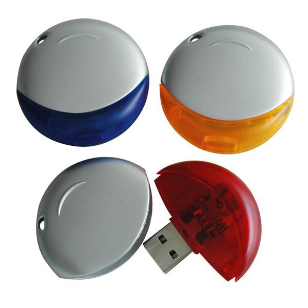 البلاستيك جولة محركات أقراص usb المحمولة